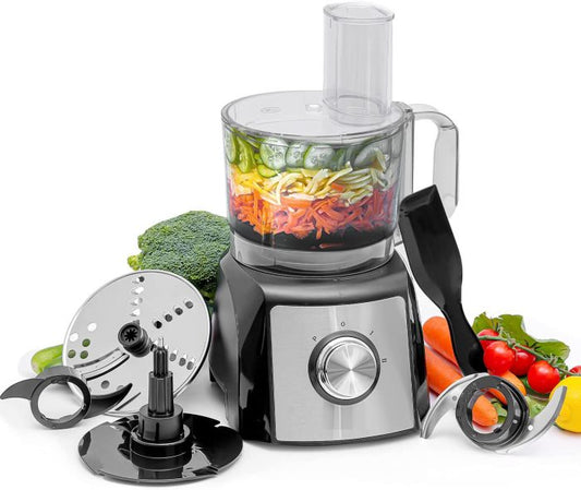 Panasonic 1200W Compact Food Processor – Multi-Functional Electric Chopper & Grater Attachments